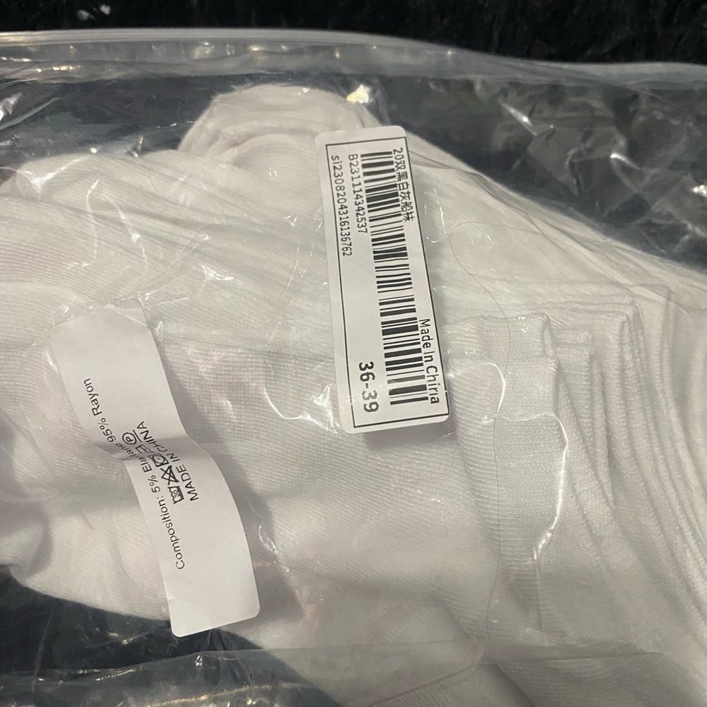 white socks - Picture 2 of 2